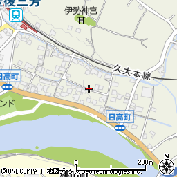 大分県日田市日高1413-2周辺の地図