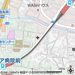 福岡県久留米市西町582周辺の地図