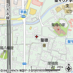 福岡県久留米市津福本町936-15周辺の地図