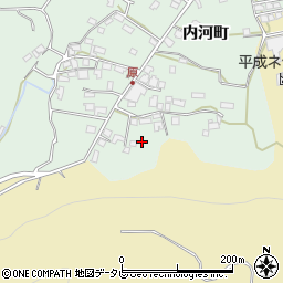 大分県日田市内河野162周辺の地図