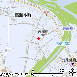大分県日田市高瀬本町703周辺の地図