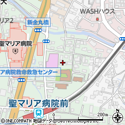 福岡県久留米市津福本町266周辺の地図