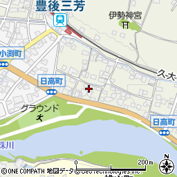 大分県日田市日高1376-1周辺の地図