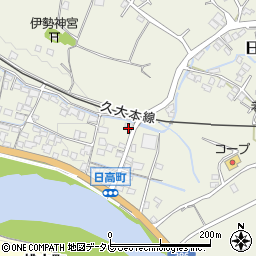大分県日田市日高1434-1周辺の地図