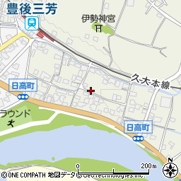 大分県日田市日高1407-1周辺の地図