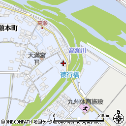 大分県日田市高瀬本町737-1周辺の地図