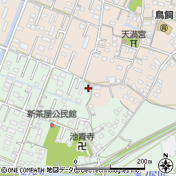 福岡県久留米市津福本町2177周辺の地図