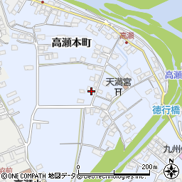 大分県日田市高瀬本町599周辺の地図