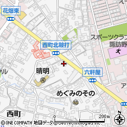 福岡県久留米市西町910-15周辺の地図