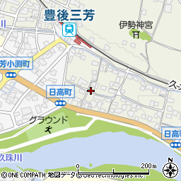 大分県日田市日高1364周辺の地図