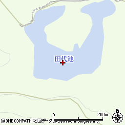 田代池周辺の地図
