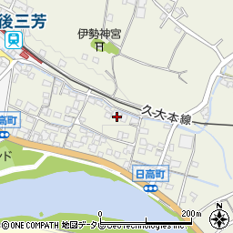 大分県日田市日高1414-1周辺の地図