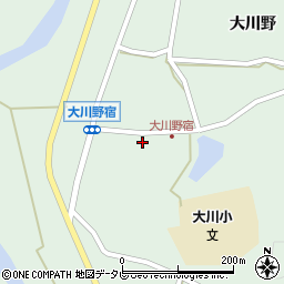 大川駐在所周辺の地図