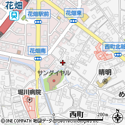 福岡県久留米市西町940-4周辺の地図