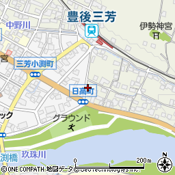 大分県日田市日高1333-1周辺の地図