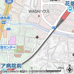 福岡県久留米市津福本町291-1周辺の地図