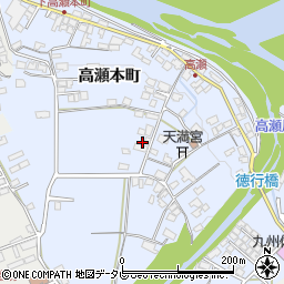 大分県日田市高瀬本町621周辺の地図
