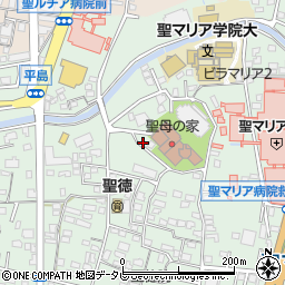 福岡県久留米市津福本町377周辺の地図