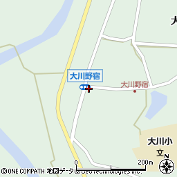 大川野宿周辺の地図