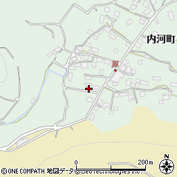 大分県日田市内河野208周辺の地図