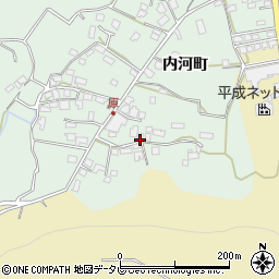 大分県日田市内河野90-2周辺の地図