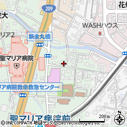 福岡県久留米市津福本町259-11周辺の地図