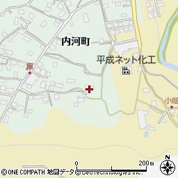 大分県日田市内河野101周辺の地図