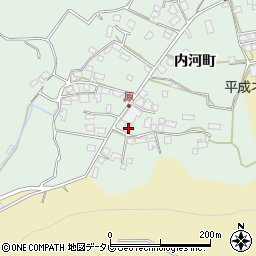 大分県日田市内河野164周辺の地図