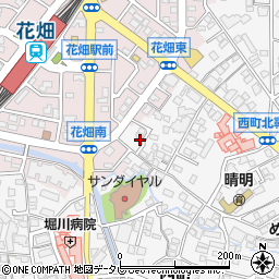 福岡県久留米市西町940-10周辺の地図