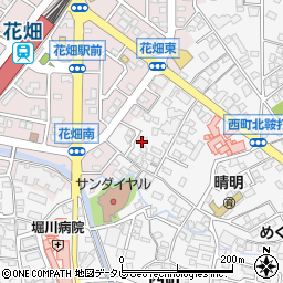 福岡県久留米市西町940-9周辺の地図