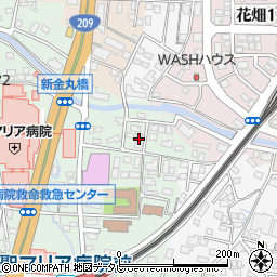 福岡県久留米市津福本町288周辺の地図