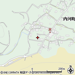 大分県日田市内河野212周辺の地図