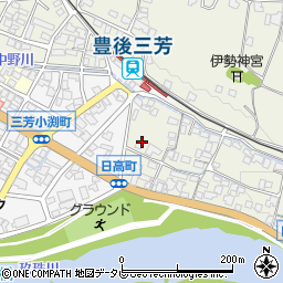 大分県日田市日高1343-3周辺の地図