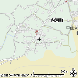 大分県日田市内河野88-2周辺の地図