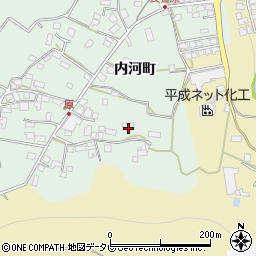 大分県日田市内河野97-1周辺の地図