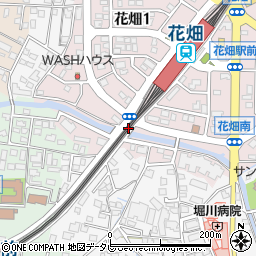 福岡県久留米市花畑1丁目22周辺の地図