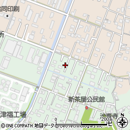 福岡県久留米市津福本町2185周辺の地図