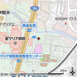 福岡県久留米市津福本町259-14周辺の地図