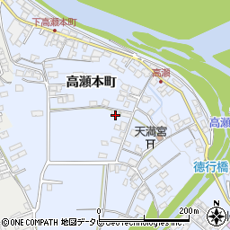 大分県日田市高瀬本町623-2周辺の地図