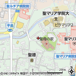 福岡県久留米市津福本町376周辺の地図
