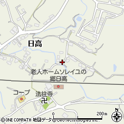 大分県日田市日高1601-9周辺の地図