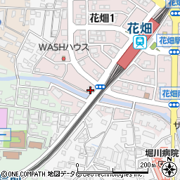 福岡県久留米市花畑1丁目19周辺の地図