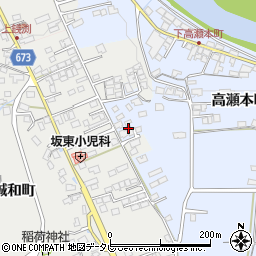 大分県日田市高瀬本町645周辺の地図