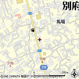 別府朝日郵便局 ＡＴＭ周辺の地図