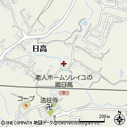 大分県日田市日高1601-6周辺の地図