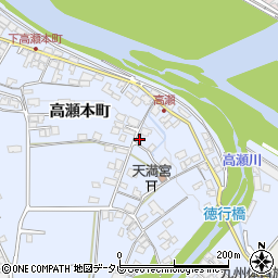 大分県日田市高瀬本町594周辺の地図