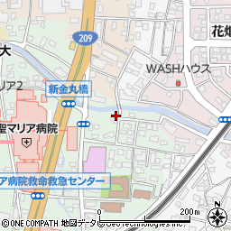 福岡県久留米市津福本町313-7周辺の地図