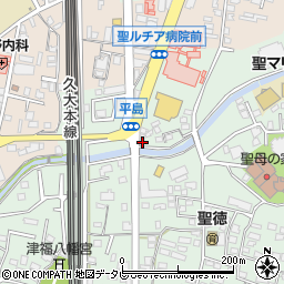 福岡県久留米市津福本町1042-3周辺の地図