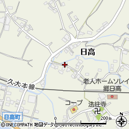 大分県日田市日高1585周辺の地図