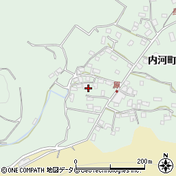 大分県日田市内河野236-1周辺の地図